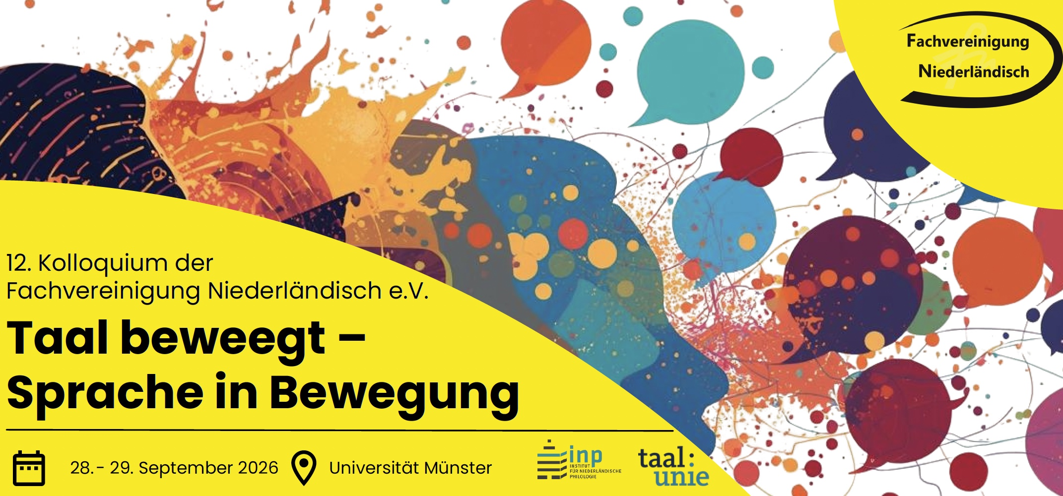 Jubiläums-Kolloquium "Taal beweegt - Sprache in Bewegung"